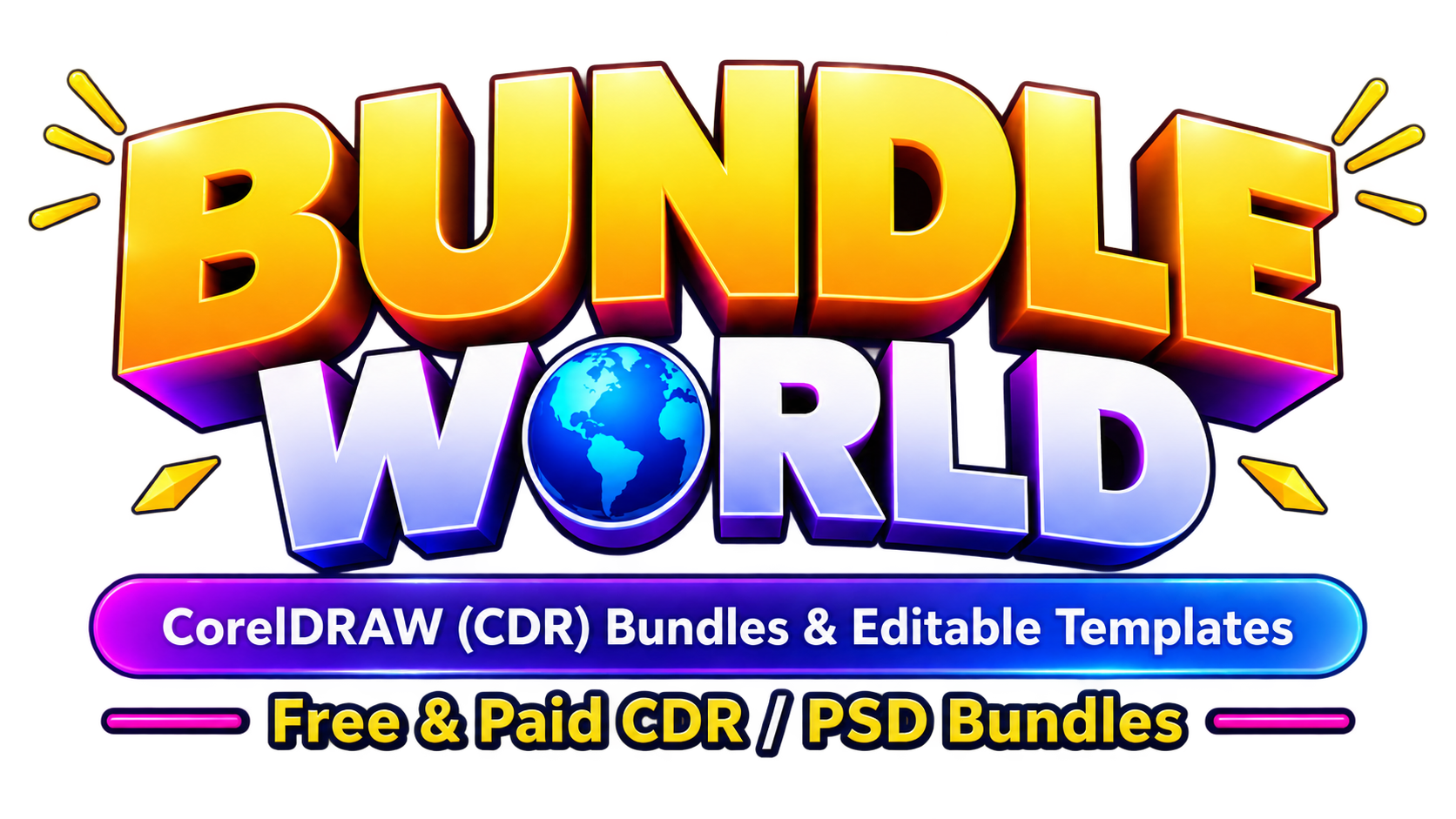Bundle World — CorelDRAW (CDR) Bundles & Editable Templates — Free & Paid CDR / PSD Bundles