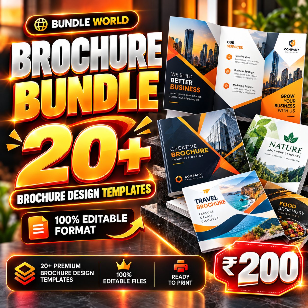Brochure Bundle 03 · 20 designs · BR-03