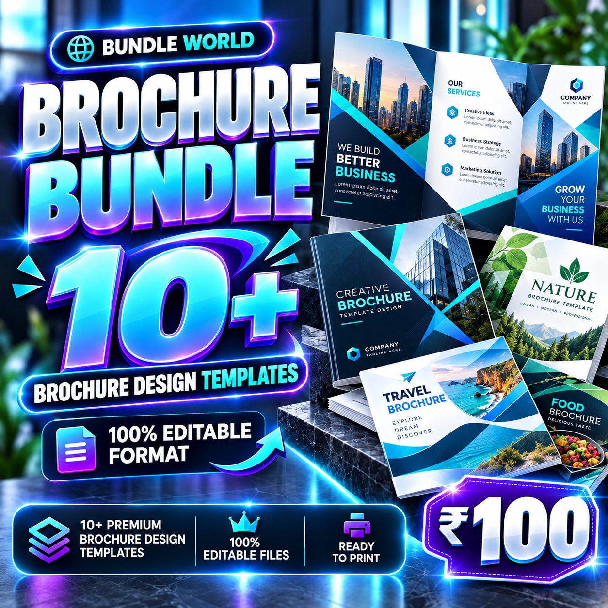Brochure Bundle 1 · 10 designs · BR-06